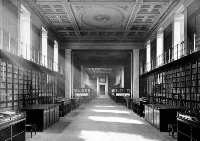 <ul><li><p>Almost completely symmetrical</p></li><li><p>Greek revival</p><ul><li><p>classicism</p></li><li><p>columns and fluting</p></li></ul></li><li><p>Little ornamentation, “back to basics”</p></li><li><p>Worked for Soane</p></li><li><p>similar to Altes Museum</p></li><li><p>educate public and have culture</p></li><li><p>read major axii in plan</p></li><li><p>parthenon sculpture (“Elgin marbles”)</p></li><li><p>Greek→ timber trusses = flat roof</p></li><li><p>Brit→ iron for greek effect</p><ul><li><p>industrial equipment</p></li><li><p>modern building</p></li></ul></li></ul><p></p>