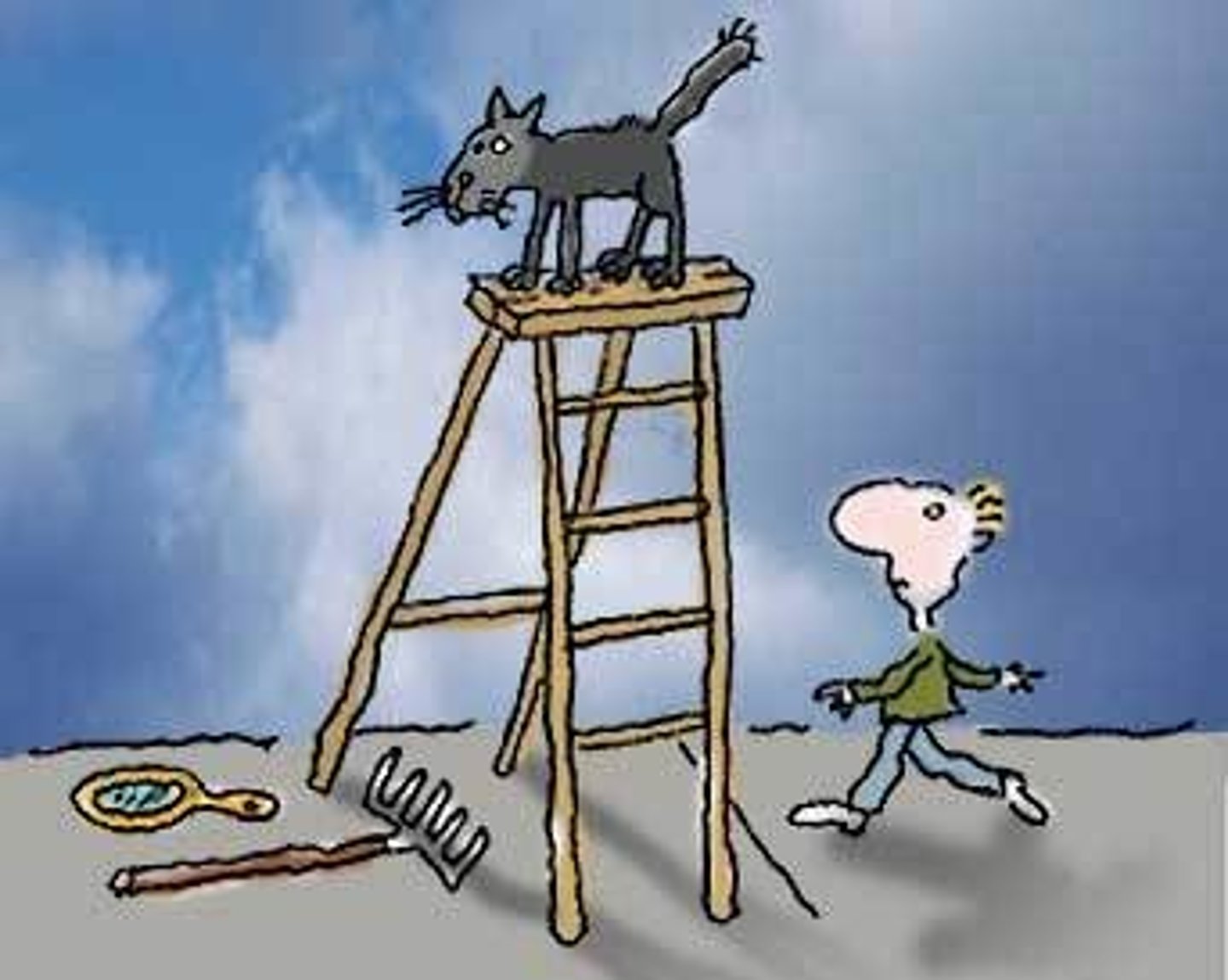 <p>bad luck</p>