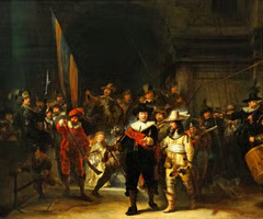 <p><em>Captain Frans Banning Cocq Mustering His Company</em></p>