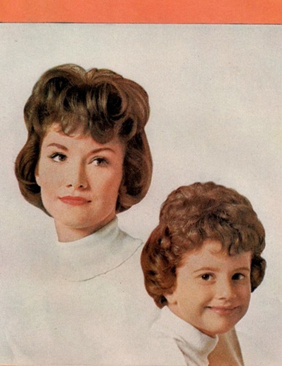 <p>to have long straight hair, curly hair, etc.</p>