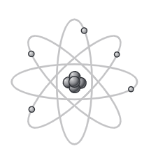 <p><strong>nucleus consists of protons</strong> and electrons, which circle the nucleus — similar to nuclear model. CHADWICK and RUTHERFORD</p>