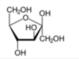 <p>What is the name of this monosaccharide shown?</p>