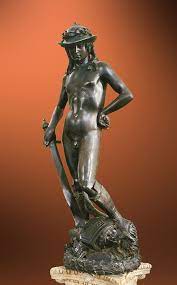 <p>Donatello  bronze David</p>