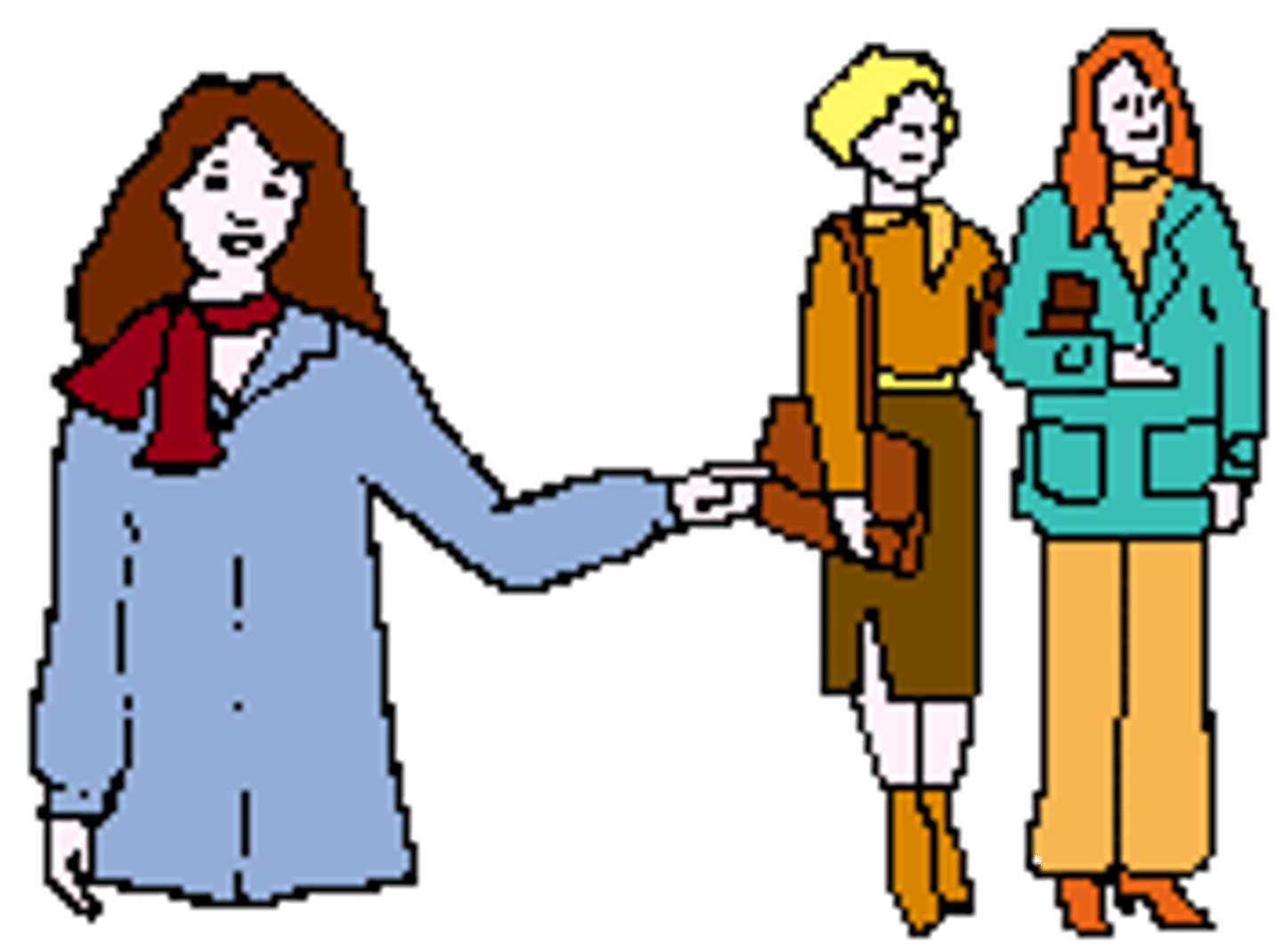 <p>they, female</p>
