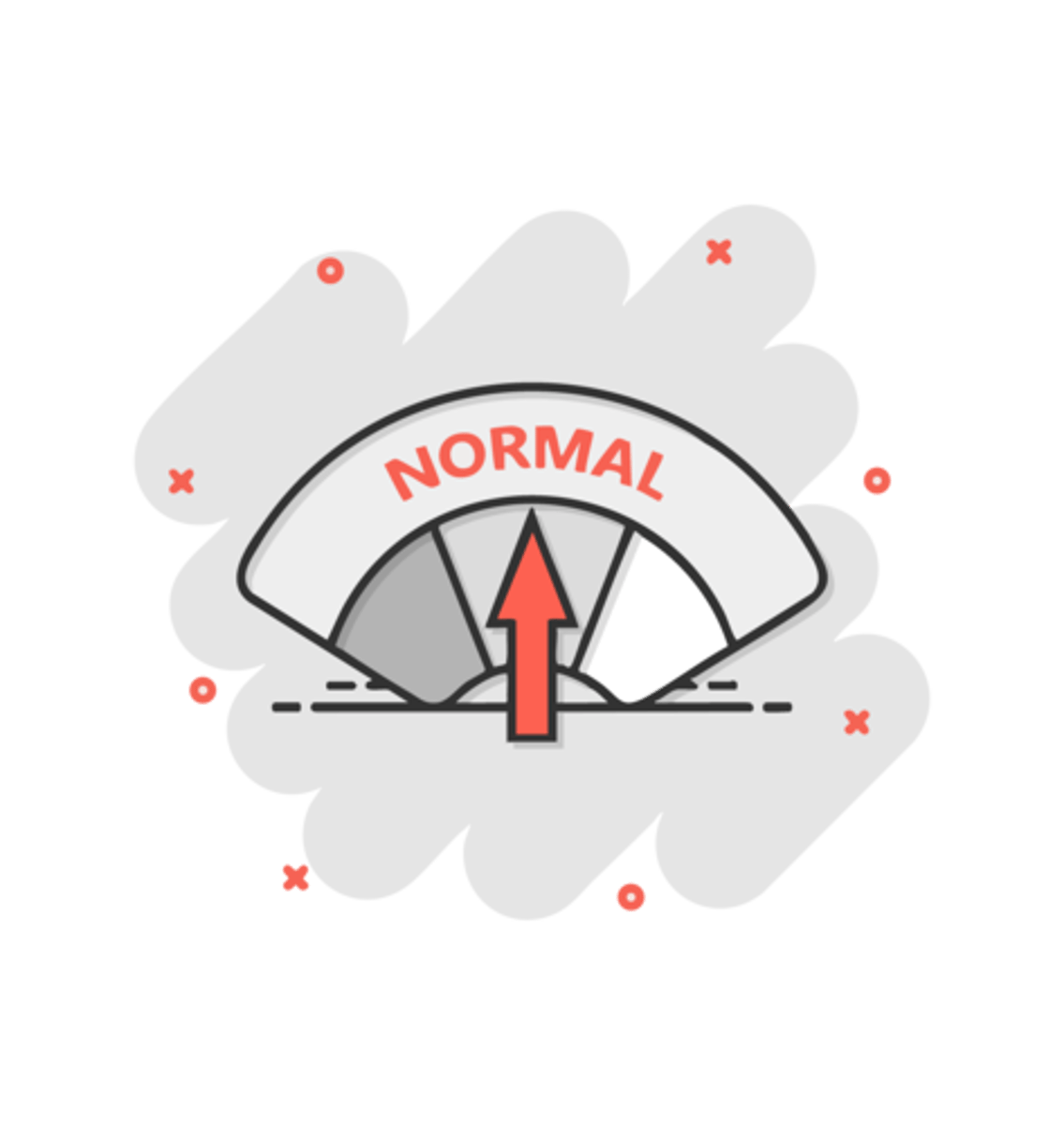 <p>normal</p><p>normaler · am normalsten</p><p>(Fehler zu machen ist doch ganz normal.)</p><p>(Making mistakes is quite normal.)</p>