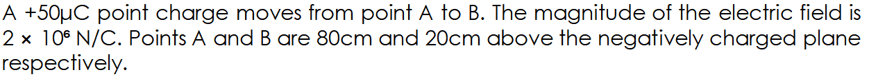 <p>What is the electric potential of point B</p>