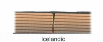 <p>fluid basalts issue quietly from fissures at mid-ocean ridges</p>