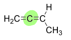 <p>It means that there is an sp hybridized carbon between two alkenes, resulting in a unique arrangement that restricts rotation and affects the reactivity of the compound causing localized electrons. </p>