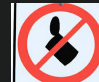 Regulatory sign: Do not litter