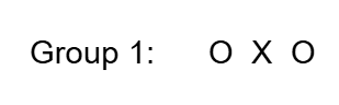 <p>A research study follows the following format:</p><p>Which group research DESIGN does this represent?</p>