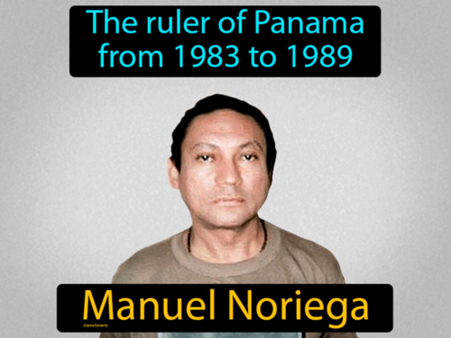 <p>He was a dictator of Panama.</p>