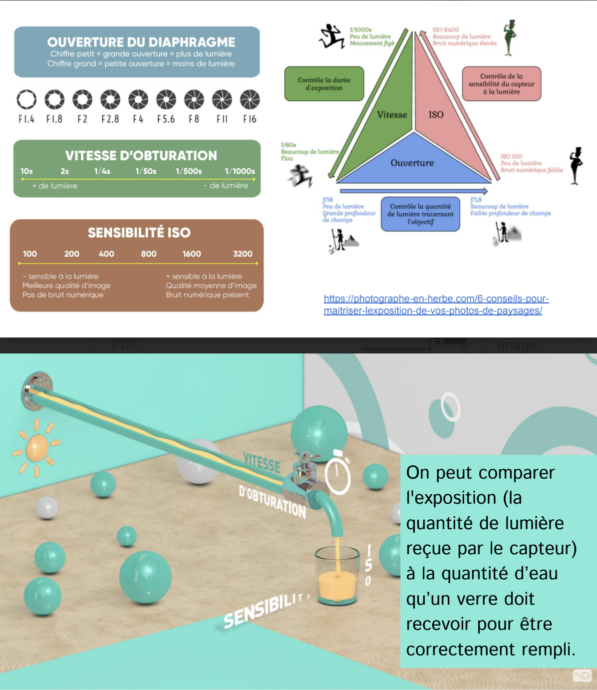 <ul><li><p>elle permet de facilement adapter l’exposition selon le couple ouverture et vitesse d’obturation</p></li><li><p>p.ex si photo sous-exposée → augmenter la sensibilité ISO pr une exposition correcte</p></li><li><p>! augmenter la sensibilité ISO augmente aussi le risque de faire apparaître du bruit digital (→ grain irrécupérable) sur les images</p></li></ul><p></p>