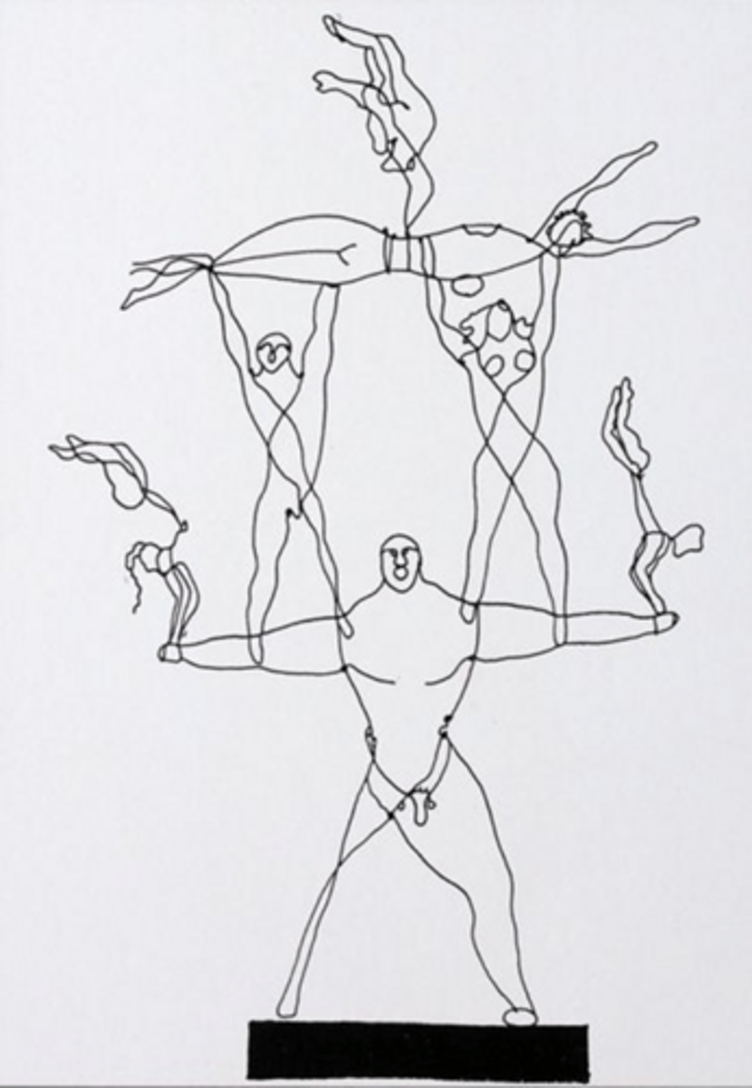 <p>Alexander Calder, Brass Wire, 1929</p>