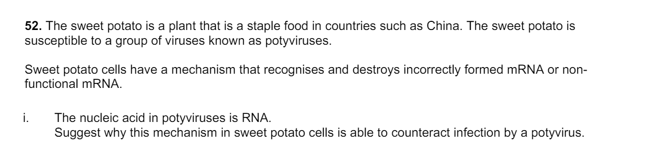 <p>b) Suggest an advantage to a non-infected cell of having this process.</p>