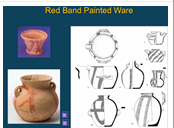 <p>- Wide red bands/stripes</p>