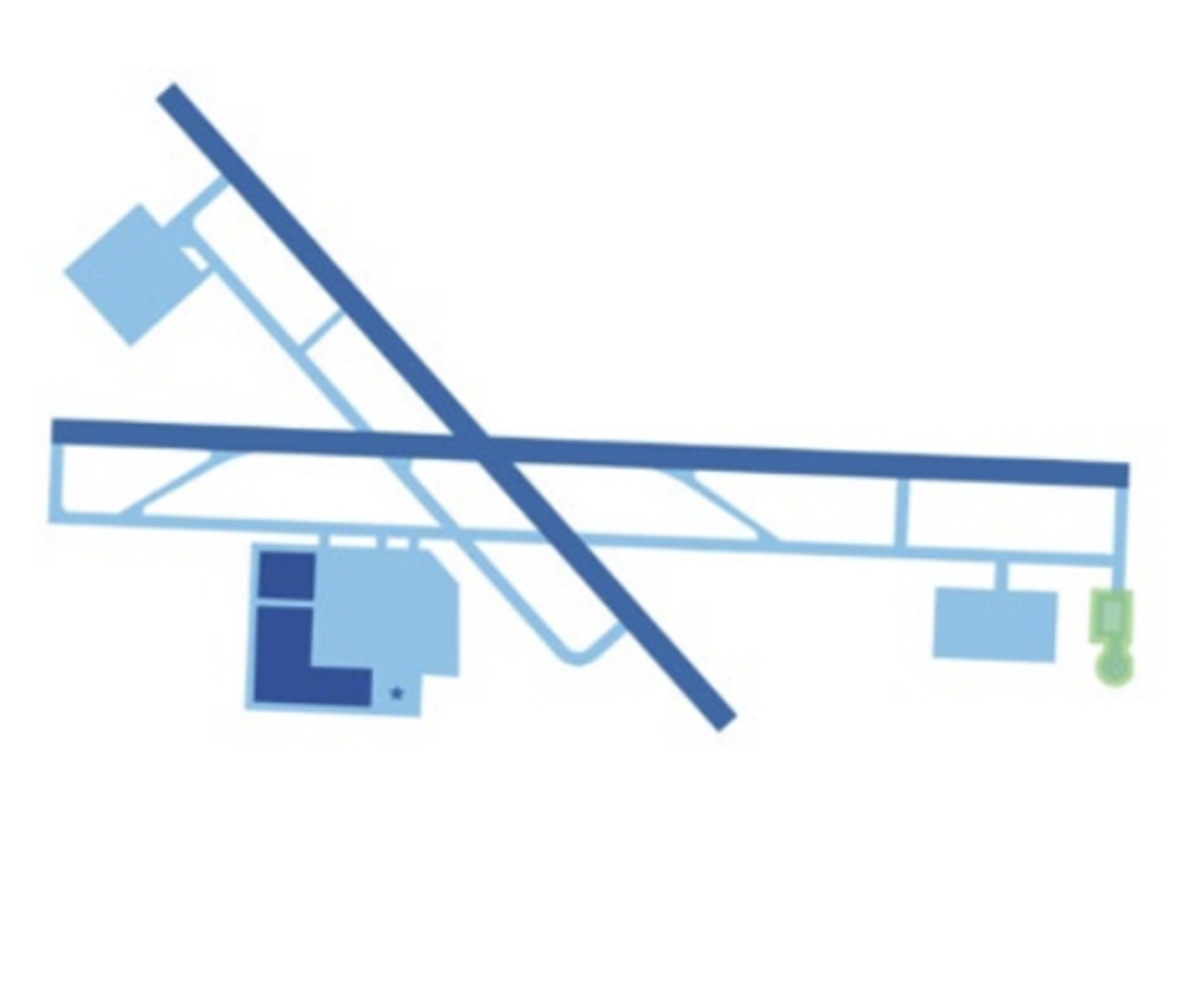 <p>An area, usually with a prepared surface, used solely for the takeoff, landing, or parking of helicopters. Can be on apron or separate.</p>