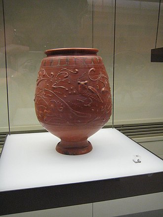 <p>means sealed earth; type of Roman pottery mass produced during the 1st Century AD </p>