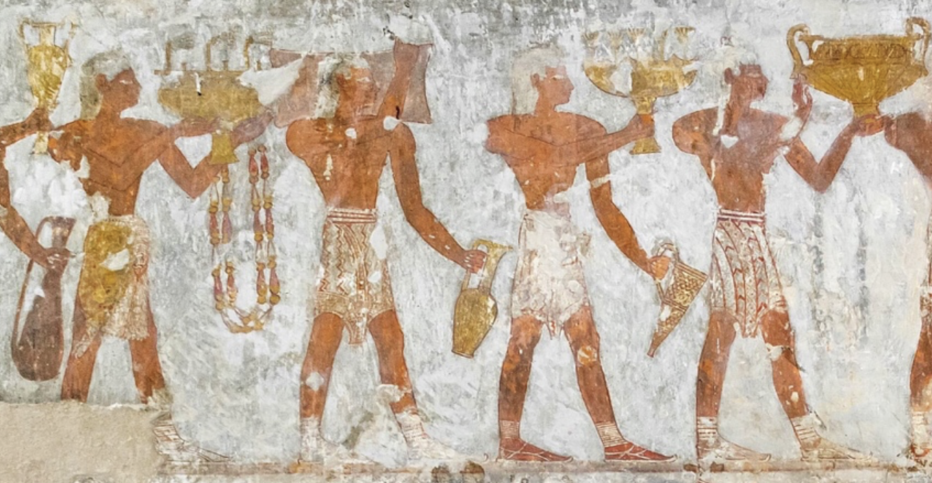<p><span style="background-color: transparent; font-family: "EB Garamond", serif;"><span>This represents a form of submission to the powerful king as people round the world come to give offerings to the Egyptian king. The guys depicted are Cretans to achieve involvement in Egyptian power.</span></span></p>