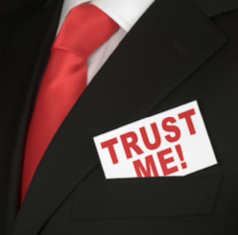 <p>Determining if the information is trustworthy.</p>