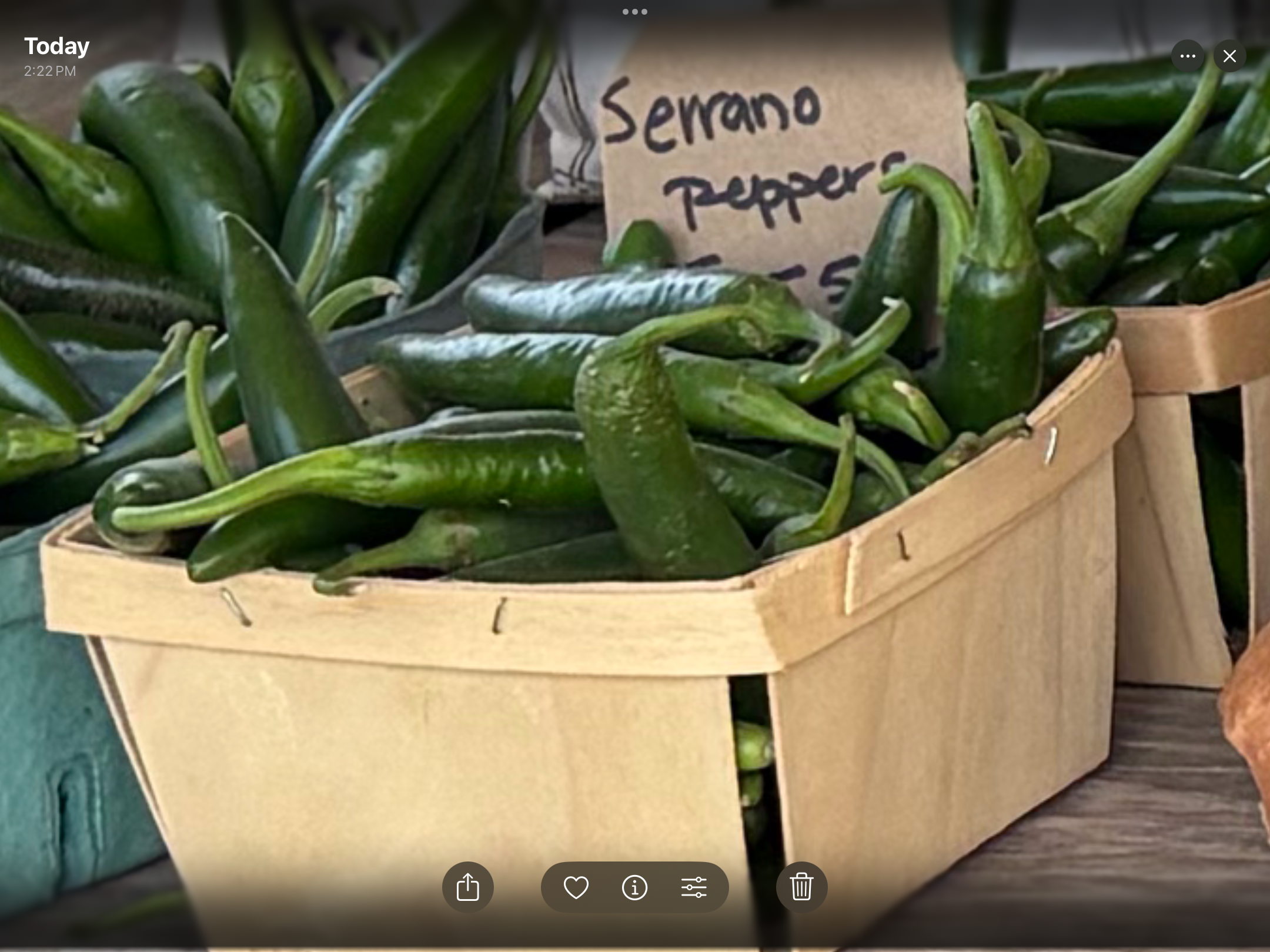 <p>Quart of specialty peppers</p>