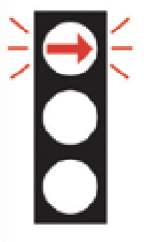 <p>Flashing Red Arrow </p>