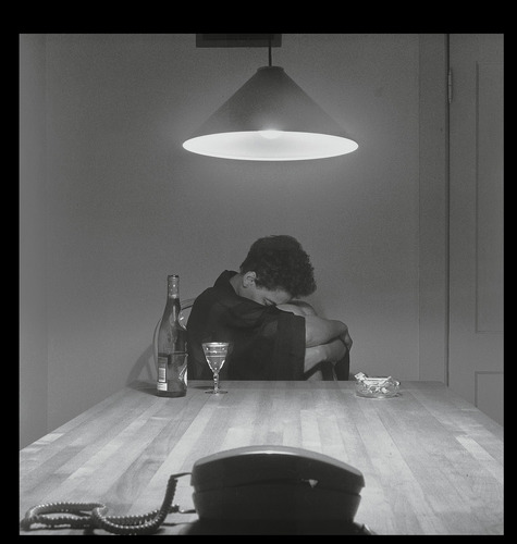 <p>Untitled (Woman and Phone), Kitchen Tables Series</p>