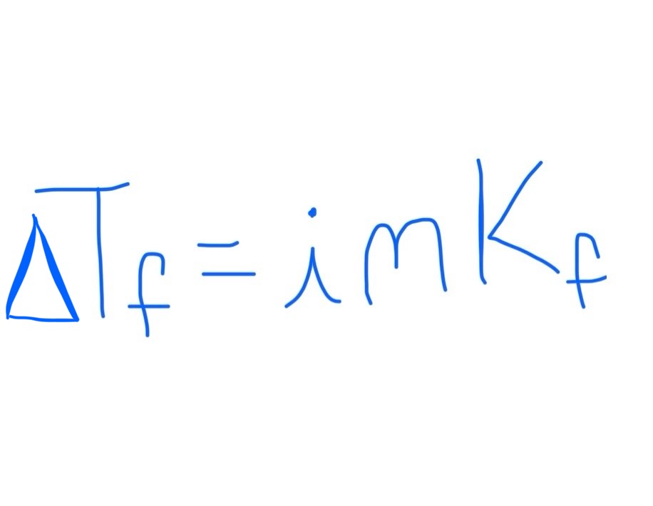 <p>Kf is dependent on solvent</p>