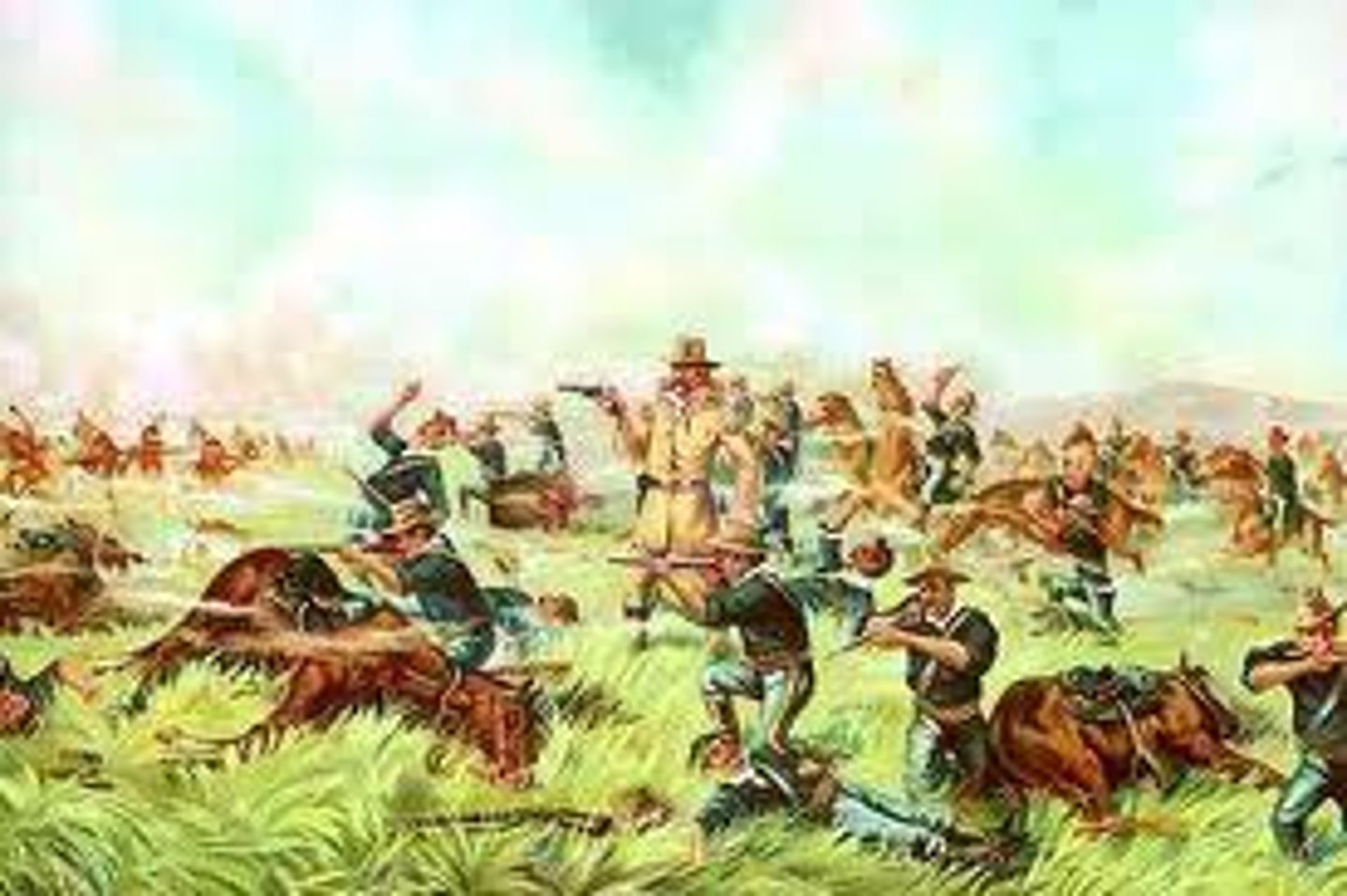 <p>1850 to 1890; series of conflicts between the US Army / settlers and different Native American tribes</p>
