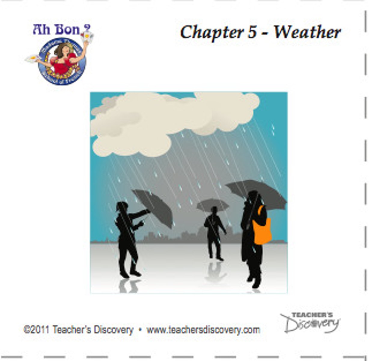 <p>It's raining.</p>