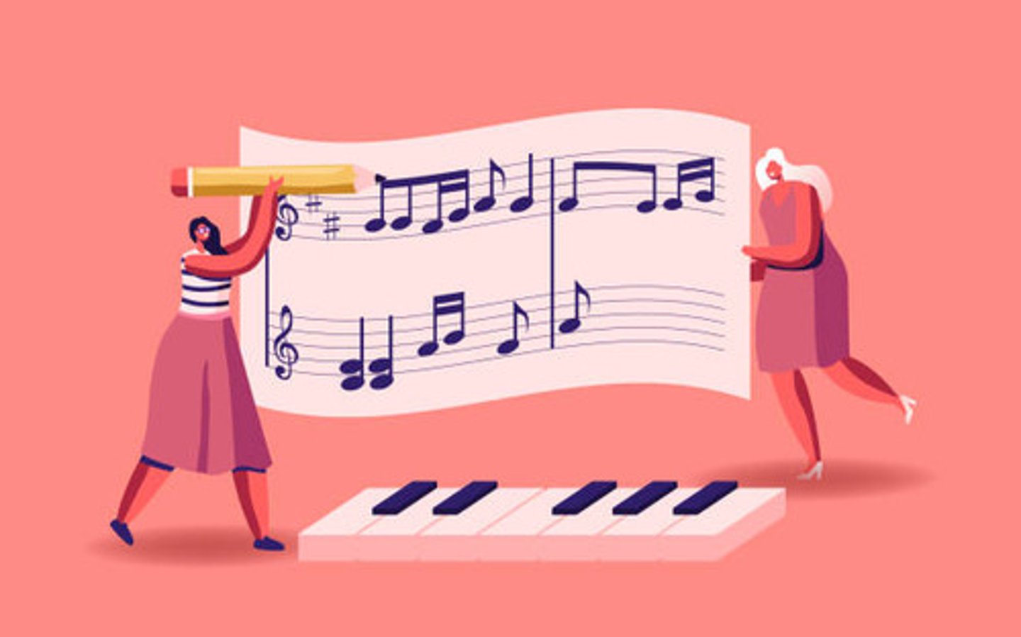 <p>es la persona que escribe la música.</p>