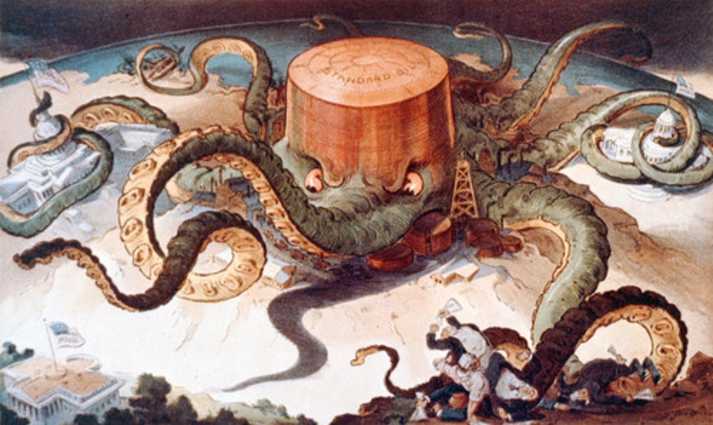 <p>Largest unit in the American oil industry in 1881. Controlled 90% of the refined oil in the United States</p>