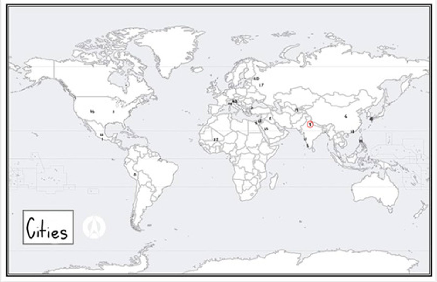<p>What is #9? (cities)</p>