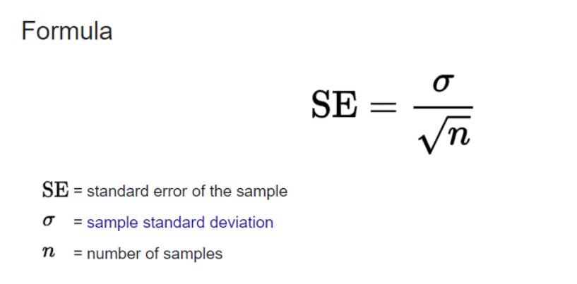 <p>Used to determine the precision of and confidence in the mean value.</p>