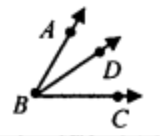 <p>m<span style="font-family: Roboto, arial, sans-serif">∠ABD + m∠DBC = m∠ABC</span></p>