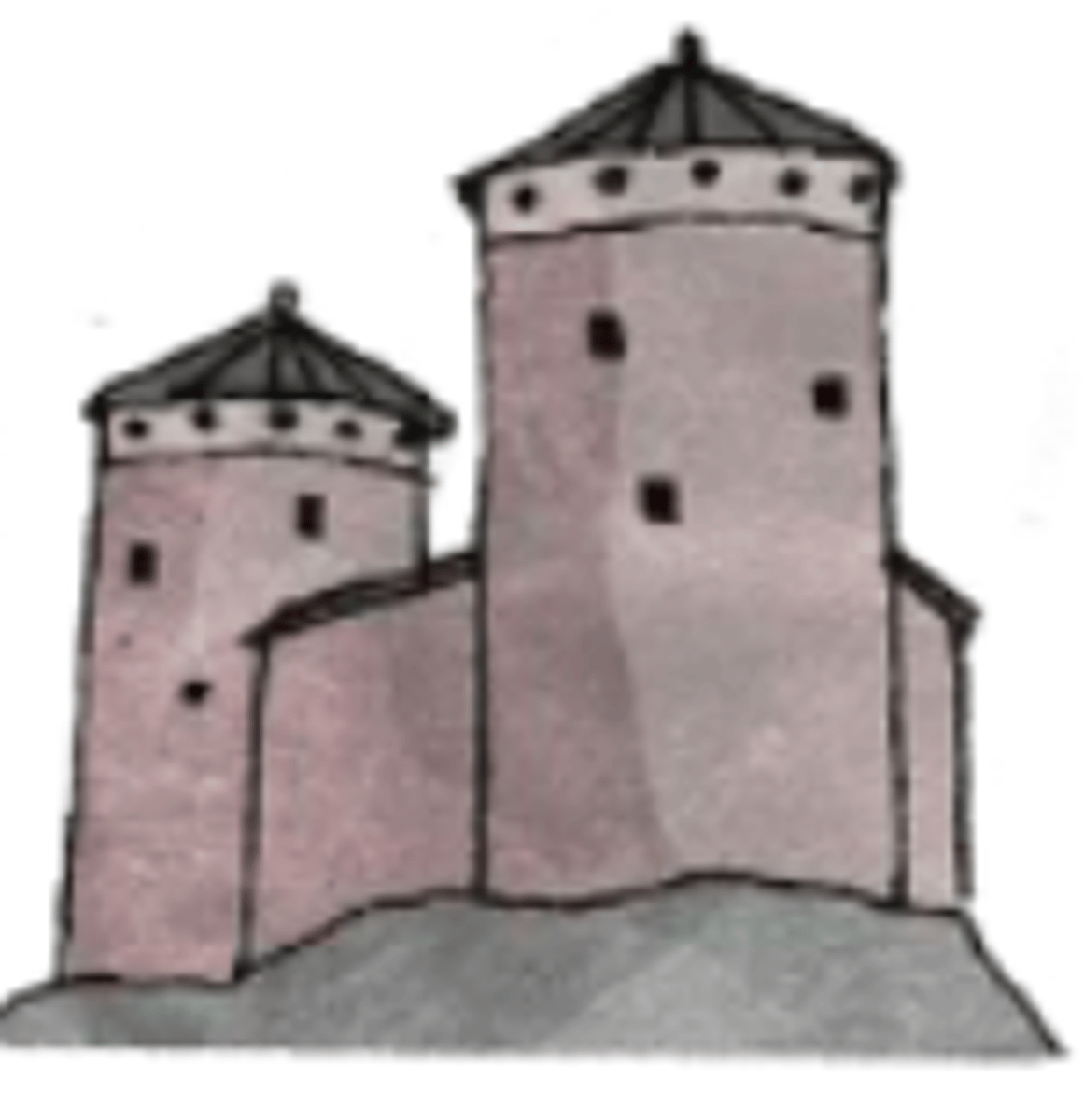 <p>ett slott</p>