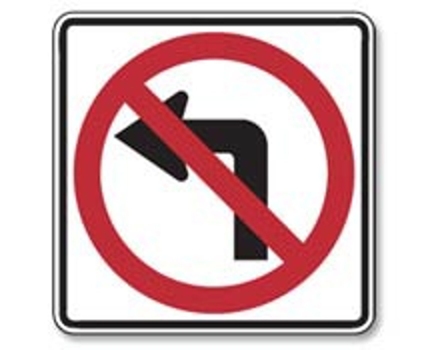 <p>No Left Turn</p>