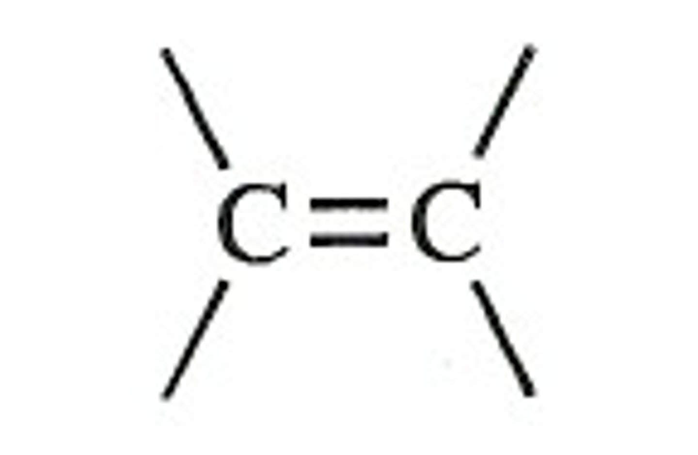 <p>Also called olefins, sp2 hybridized, bond angle 120</p>