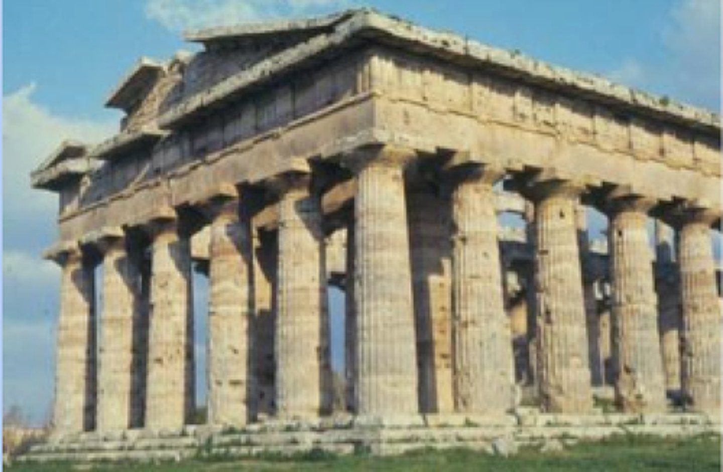 <p>Sometimes called the Temple of Neptune or the Temple of Poseidon is an archaic Doric temple in the ancient city of Paestum. It is one of the best preserved Greek temples in the world.</p>