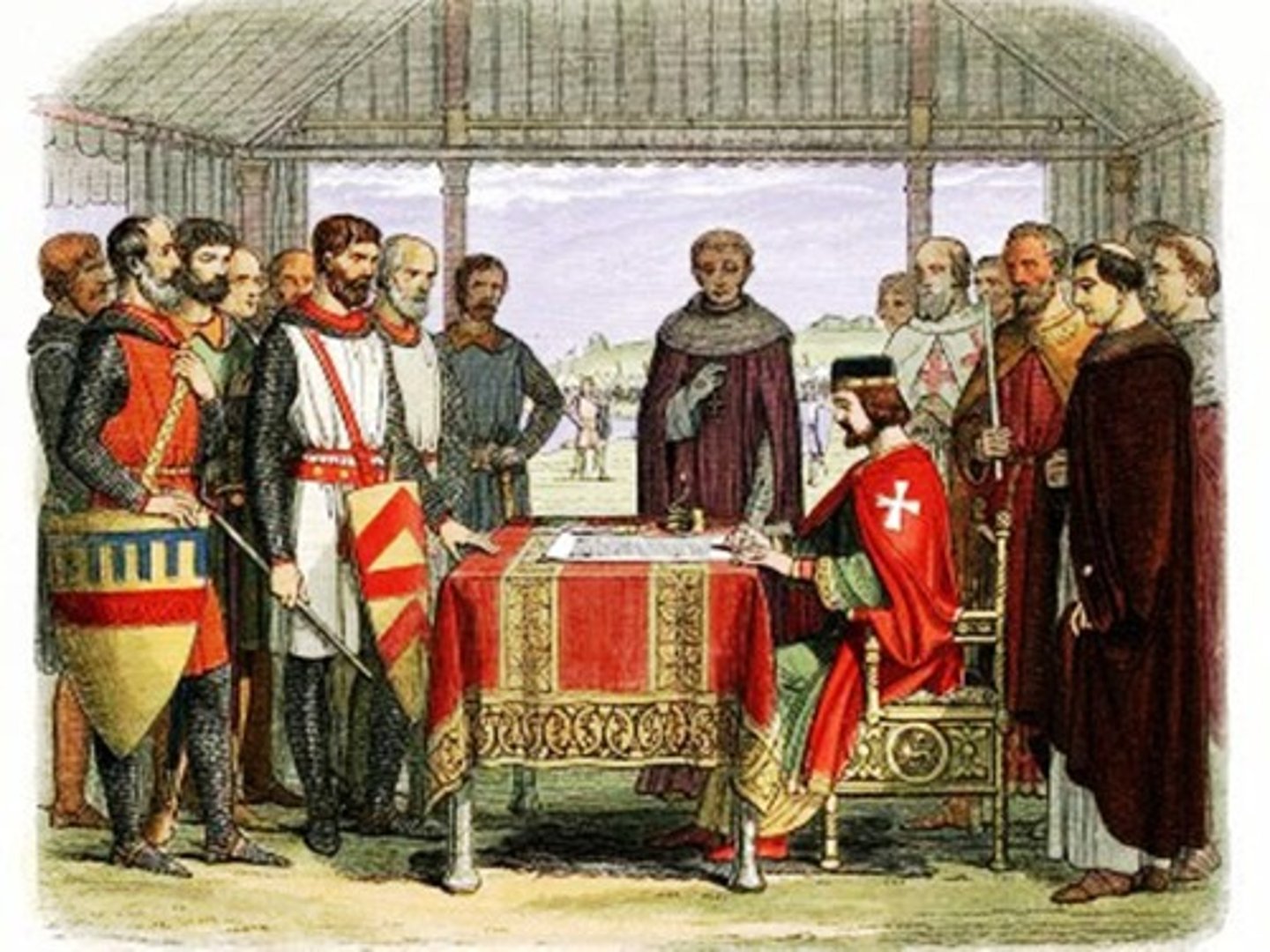 <p>A form of government in which the king retains his position as head of state, while the authority to tax and make new laws resides in an elected body.</p>