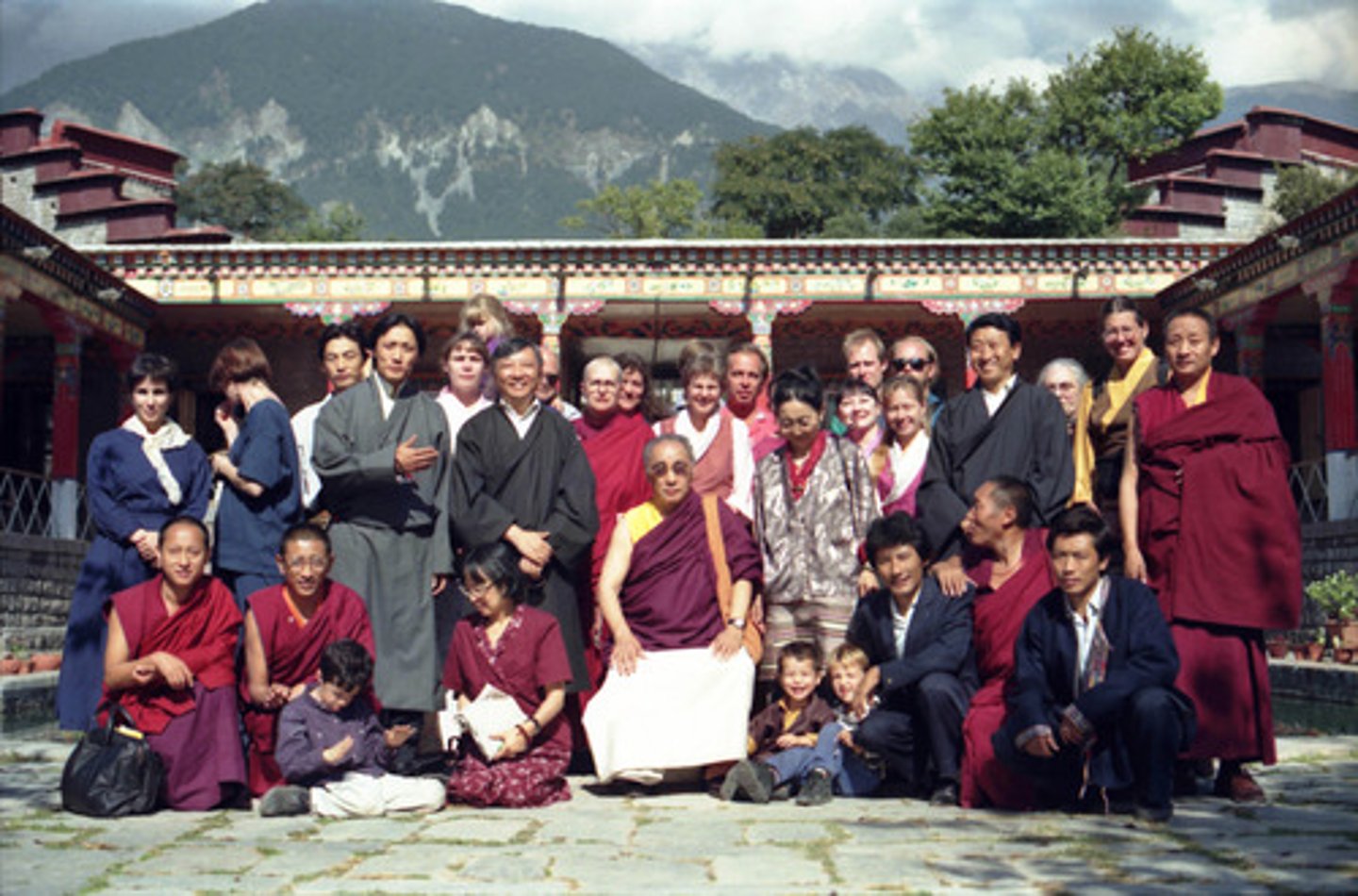 <p>group of attendants</p>