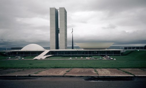 <p>What buildings does this image depict, and what is their relationship?</p>