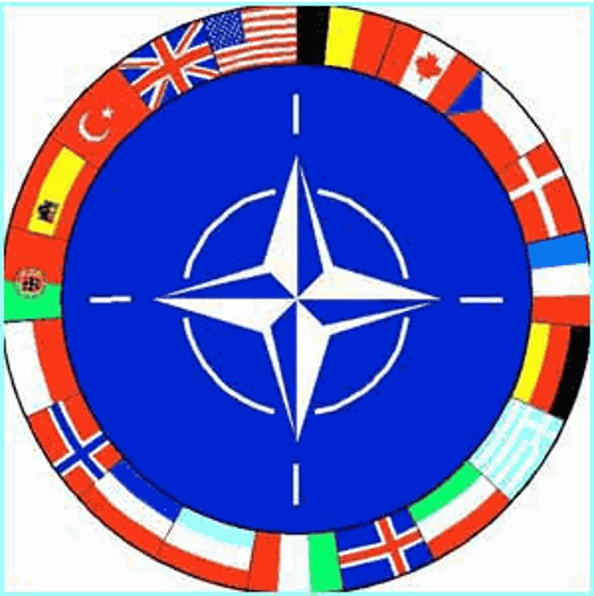 <p>an association of European and North American countries, formed in 1949 for the defense of Europe and the North Atlantic against the perceived threat of Soviet aggression. By 2005, the alliance consisted of 26 countries, including several eastern European nations. NATO's purpose is to safeguard member countries by political and military means.</p>