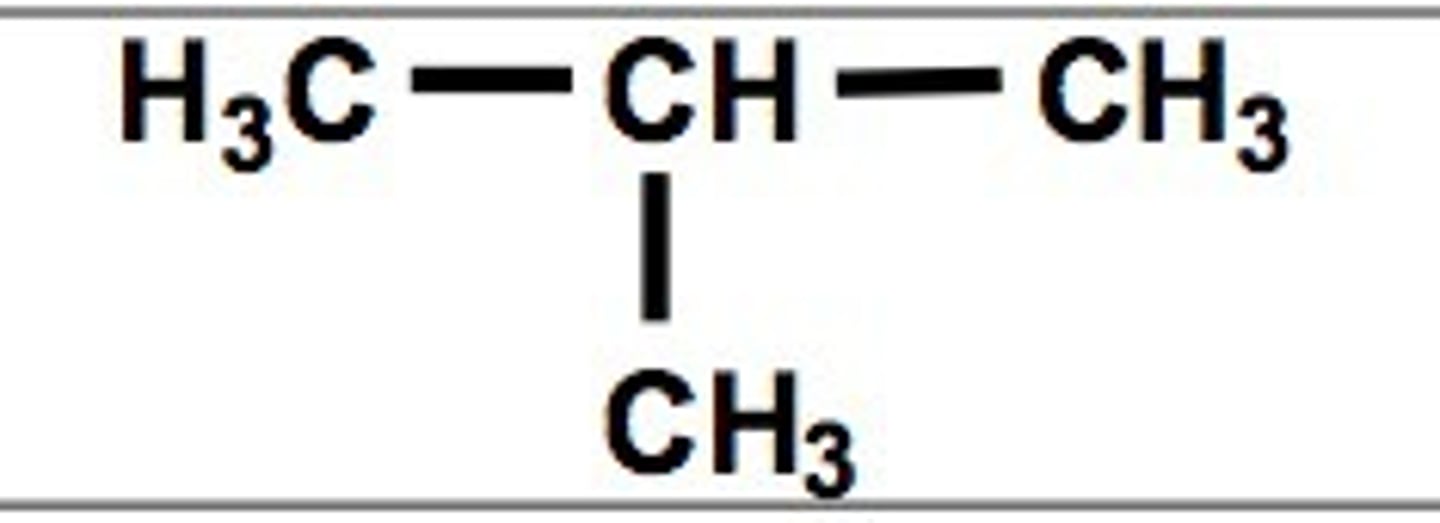 <p>butane, on second C</p>