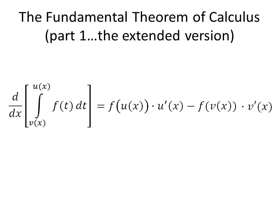 <p>If f is continuous on open interval containing a, then, for every x in the interval,</p>