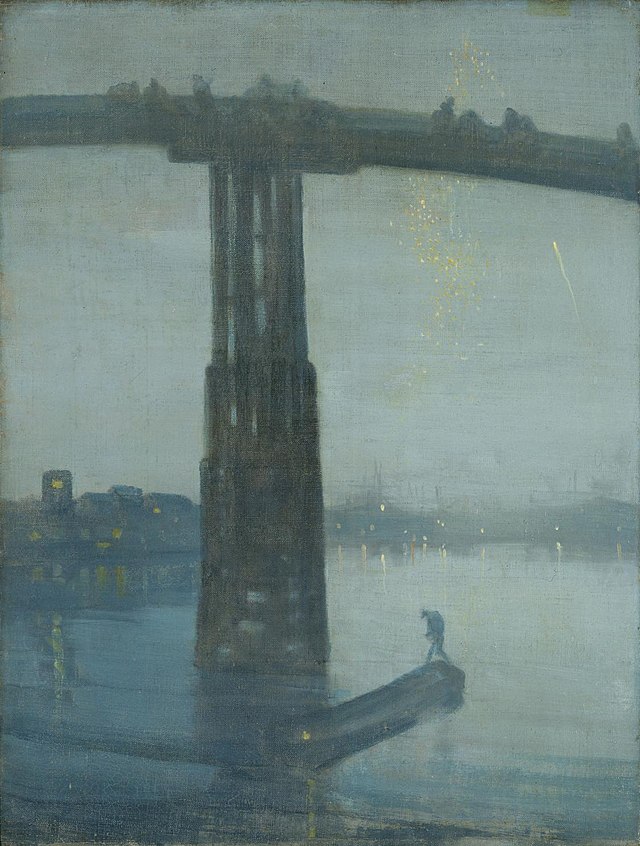 <p>Nocturne in Blue and Gold - Old Battersea Bridge, c. 1872-75</p>