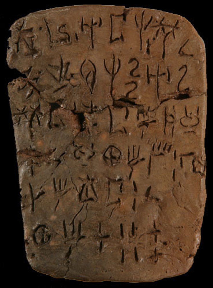 <p>Language Minoans used. Undeciphered, uses syllabry. Information comes from burned clay tablets.<br><br>S: Minoans, who preceded Mycaneaens, spoke a diff. language than them!</p>