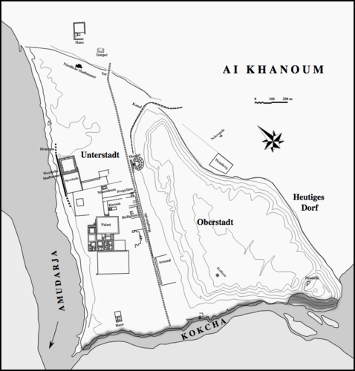 <p>- One of the Alexandrias, founded by Hephaestion (replacement of earlier Persian City?)</p><p>- Colony of veterans</p><p>- Several aspects follow Greek norms: gymnasium, roughly Hippodamian plan, theater</p><p>- Key stop on overland trade routes, market for luxury goods (e.g. "The Silk Road")</p>