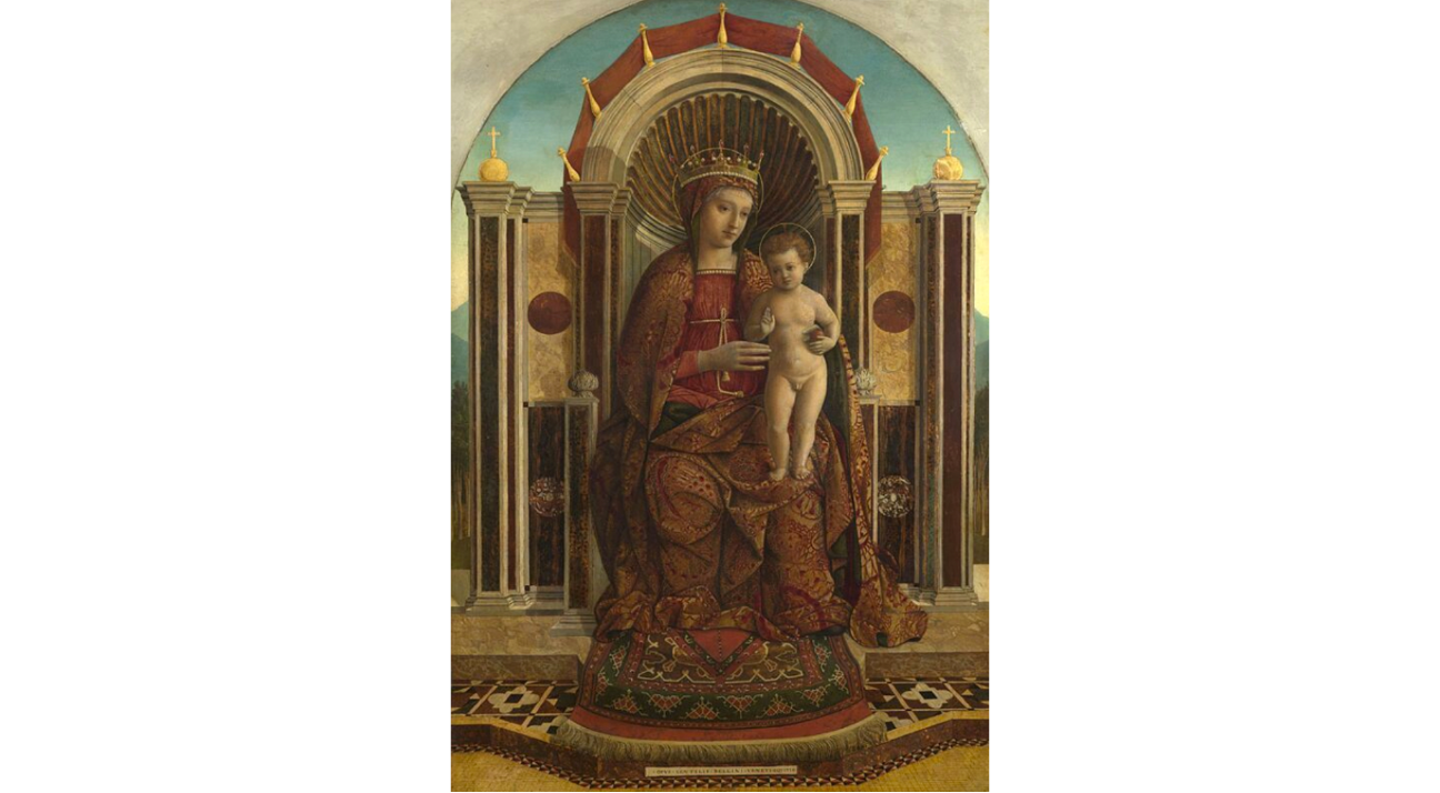 Madonna and Child Enthroned, early 1500s. Gentile Bellini
