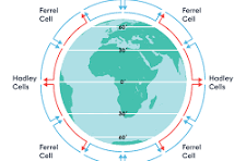 <p>the movement of air around the world </p>