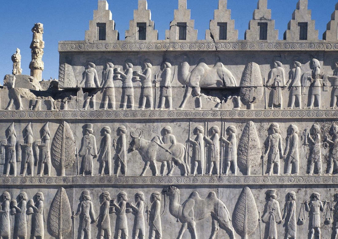 <p>The Apadana building at Persepolis</p>